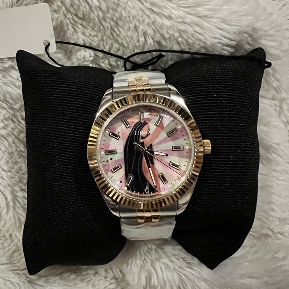 Timex Accessories - Timex x Jacquie Aiche Legacy Musings Watch PINK Mother of Pearl